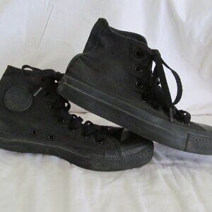 Converse All Star Chuck Taylor All Black High Tops M3310 Men's Size 4 Women's 6
